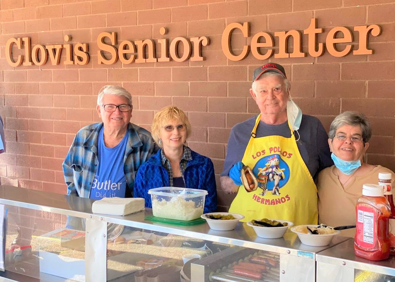 Volunteer workers at the Clovis Senior Center